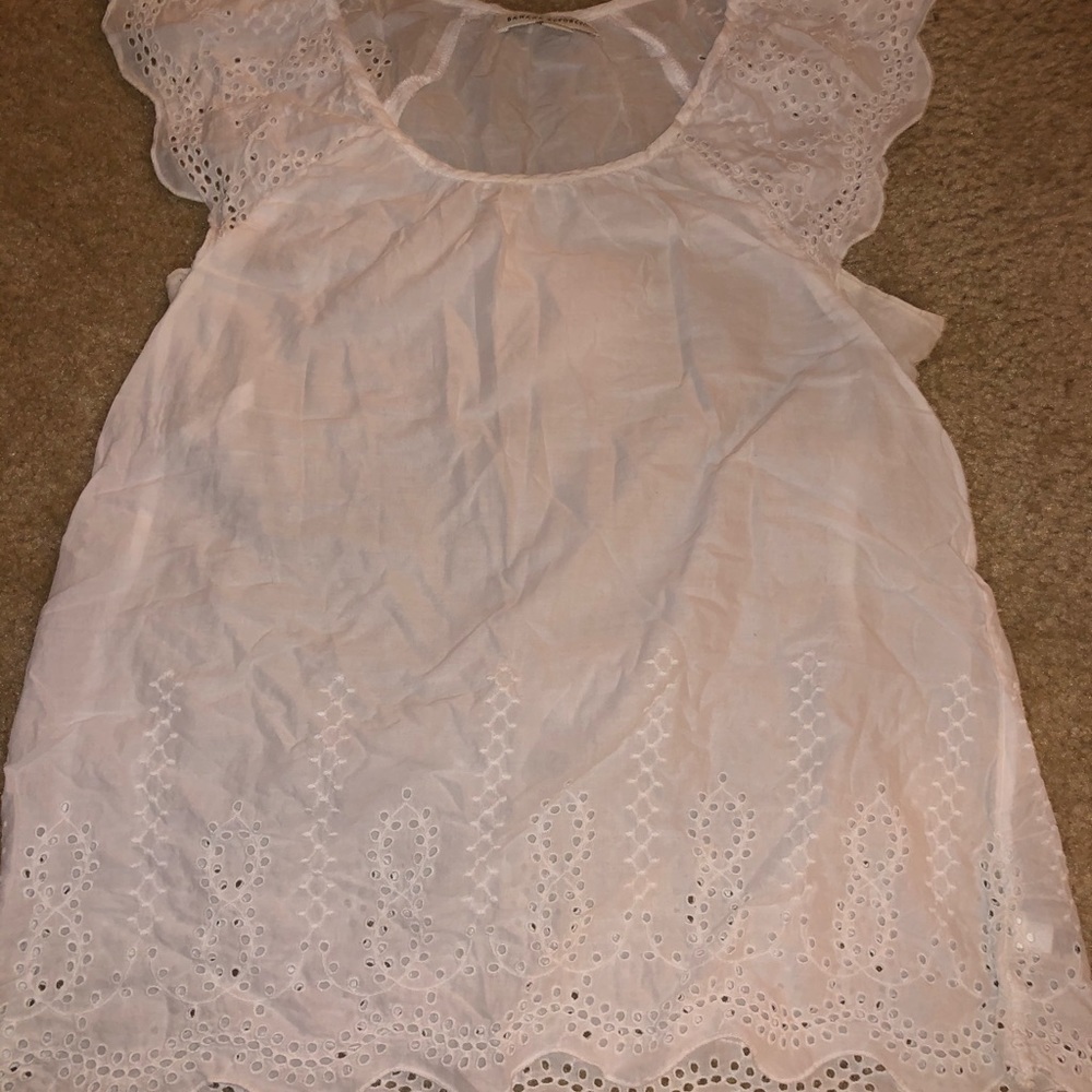 Laced babydoll shirt